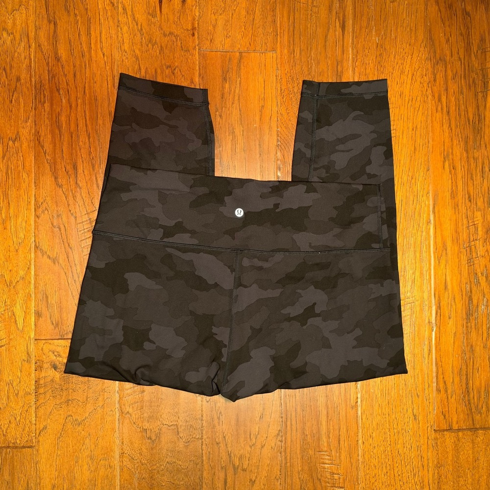 Lululemon Wunder Under High-Rise Crop 21 Heritage 365 Camo Deep Coal Multi 12